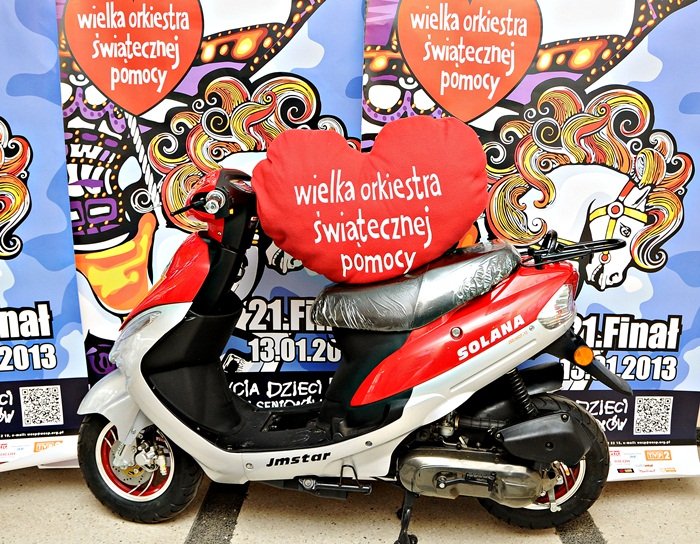 Elbląg, Jednym z przedmiotów wystawionych na aukcję będzie skuter Elbląg, Jednym z przedmiotów wystawionych na aukcję będzie skuter