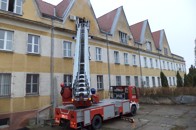 Elbląg, Pożar na Podchorążych Elbląg, Pożar na Podchorążych