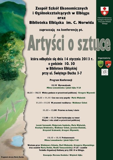 Elbląg, Artyści o sztuce Elbląg, Artyści o sztuce
