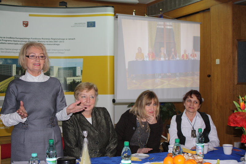 Elbląg, Jadwiga Król i Danuta Tchorowska przedstawiają plany kongresu na rok 2013