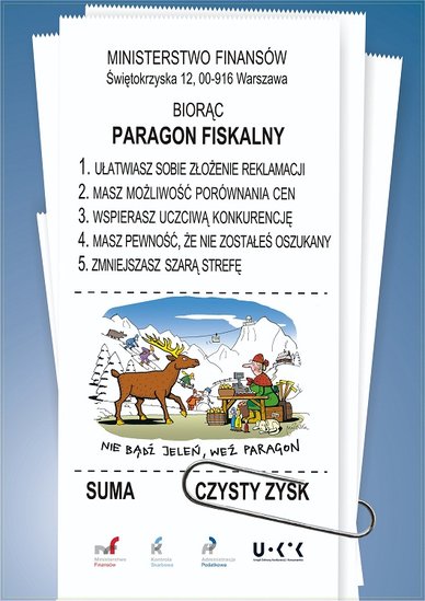 Elbląg, Nie bądź jeleń, weź paragon