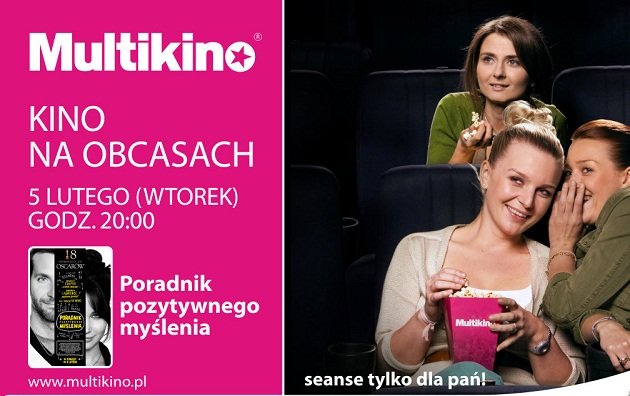 Elbląg, Pozytywne myślenie w Kinie na Obcasach Elbląg, Pozytywne myślenie w Kinie na Obcasach