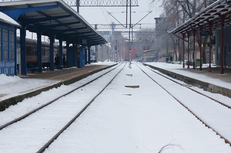 Elbląg, Na elbląskim peronie "utknął" pociąg relacji Olsztyn-Szczecin Elbląg, Na elbląskim peronie "utknął" pociąg relacji Olsztyn-Szczecin