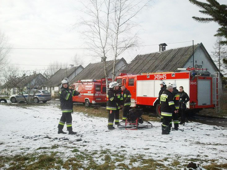Elbląg, Na miejsce wypadku jako pierwsi przyjechali strażacy z OSP Krzewsk
