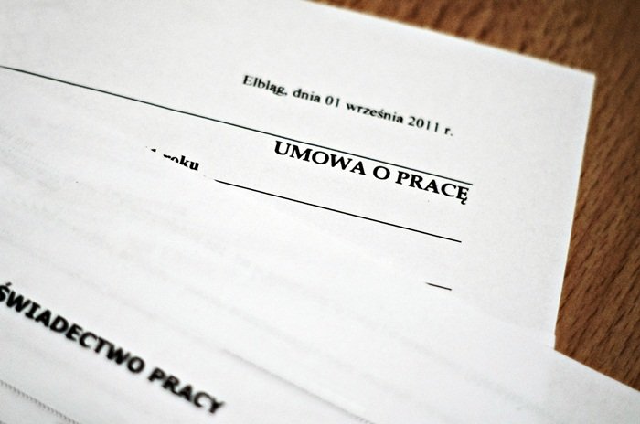 Elbląg, Sen o umowie o pracę Elbląg, Sen o umowie o pracę