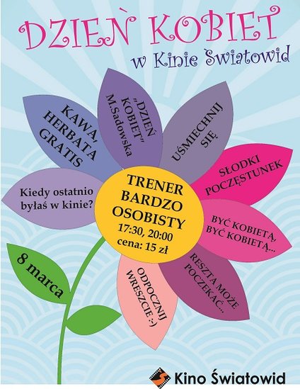 Elbląg, Dzień kobiet w kinie Światowid Elbląg, Dzień kobiet w kinie Światowid
