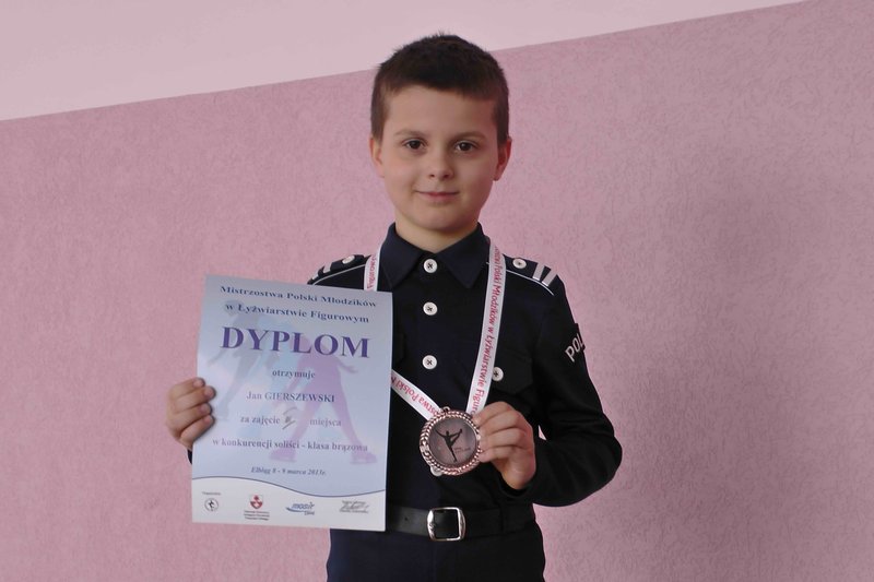 Elbląg, III miejsce w konkurencji solistów klasy brązowej zajął Jan Gierszewski z UKS Szóstka