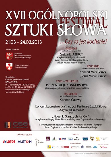 Festiwal pełen słów o miłości Festiwal pełen słów o miłości