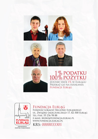 Elbląg, PIT – może do Fundacji Elbląg? Elbląg, PIT – może do Fundacji Elbląg?