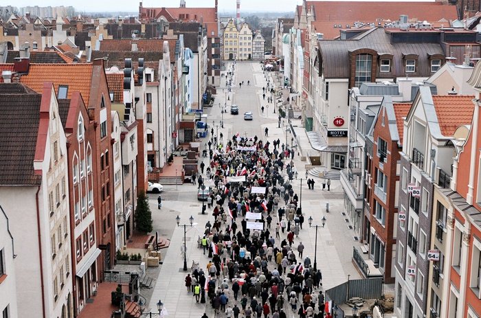 Elbląg, Manifestacja w piątek? Tak, jeśli pogoda dopisze