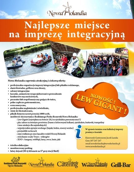 Impreza integracyjna w Rodzinnym Parku Rozrywki – Nowa Holandia Impreza integracyjna w Rodzinnym Parku Rozrywki – Nowa Holandia