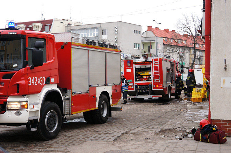 Elbląg, Powód zadymienia w Biedronce wyjaśniony Elbląg, Powód zadymienia w Biedronce wyjaśniony
