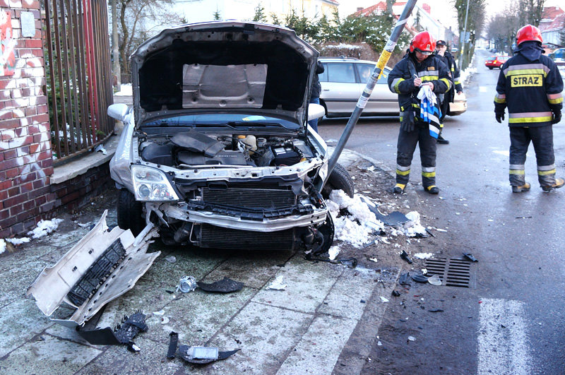 Elbląg, Zderzenie na skrzyżowaniu