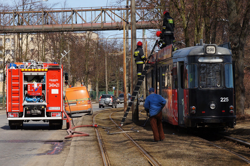 Elbląg, Pożar tramwaju na Królewieckiej