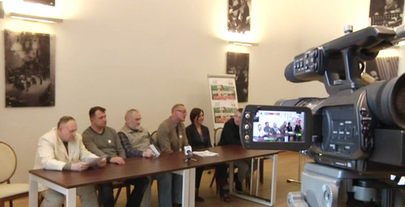 Elbląg, kadr z materiału filmowego Elbląg, kadr z materiału filmowego
