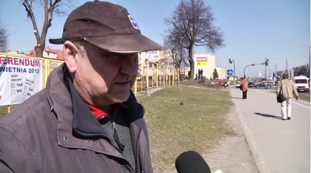 Elbląg, kadr z materiału filmowego Elbląg, kadr z materiału filmowego
