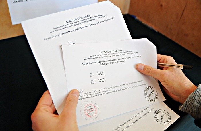 Elbląg, Koniec referendum Elbląg, Koniec referendum