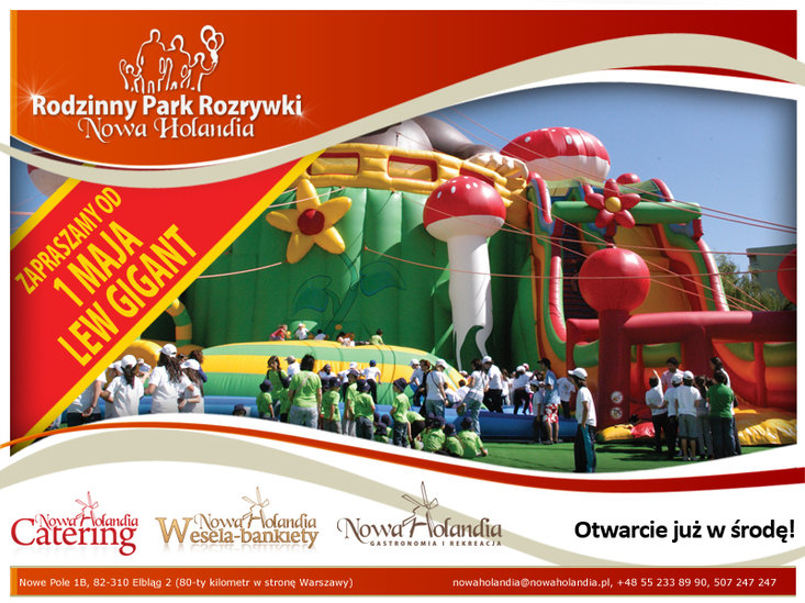 Nowa Holandia Rodzinny Park Rozrywki – otwarcie już w środę