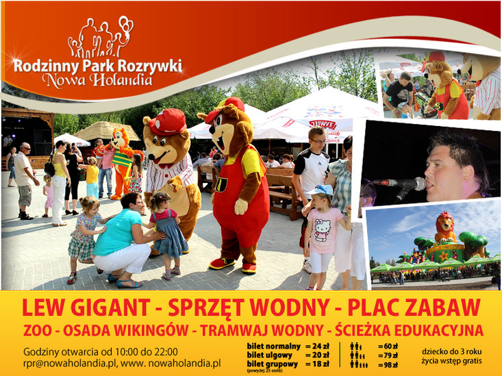 Dzień Dziecka w Rodzinnym Parku Rozrywki już w najbliższą sobotę. Dzień Dziecka w Rodzinnym Parku Rozrywki już w najbliższą sobotę.