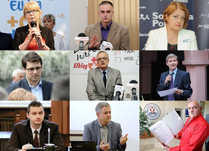 Elbląg, Kandydaci do Rady Miejskiej Elbląg, Kandydaci do Rady Miejskiej