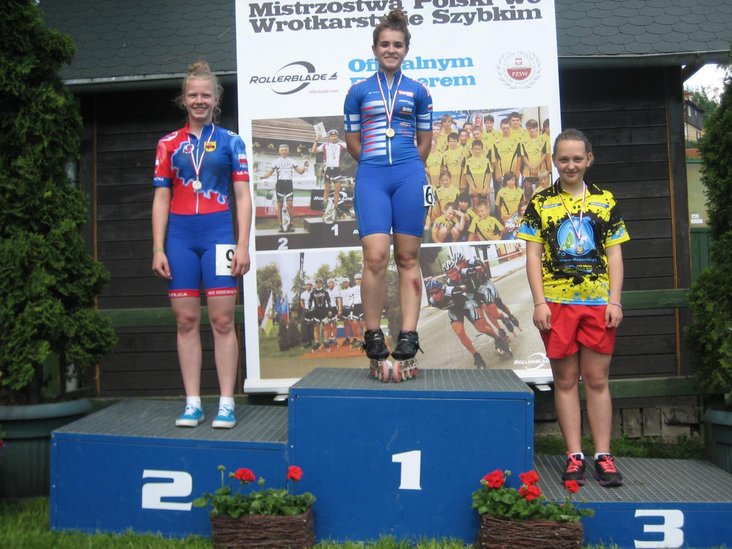 Elbląg, Honorata Bednarczyk, mistrzyni Polski juniorek C na dystansie 500 m - sprint, Elbląg, Honorata Bednarczyk, mistrzyni Polski juniorek C na dystansie 500 m - sprint,