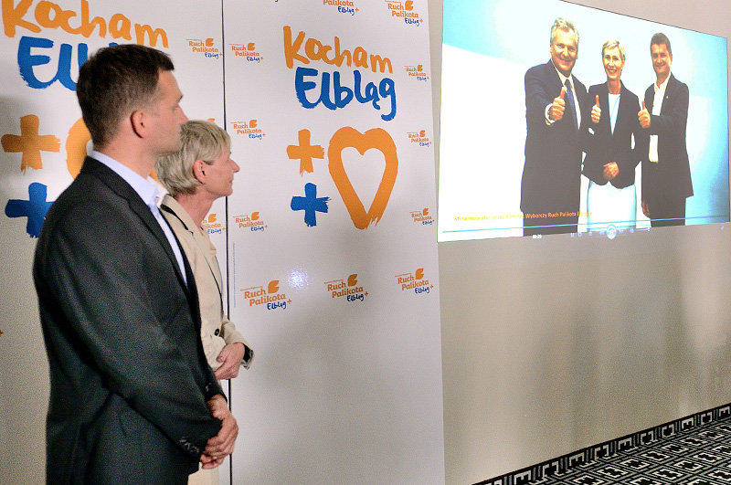 Elbląg, Marcin Junker i Ewa Białkowska Elbląg, Marcin Junker i Ewa Białkowska