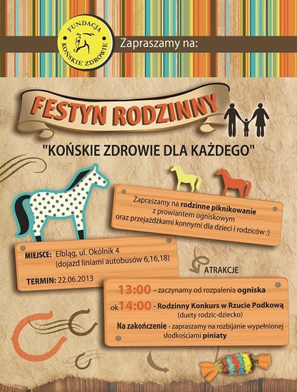 Elbląg, W sobotę Końskie Zdrowie dla Każdego Elbląg, W sobotę Końskie Zdrowie dla Każdego