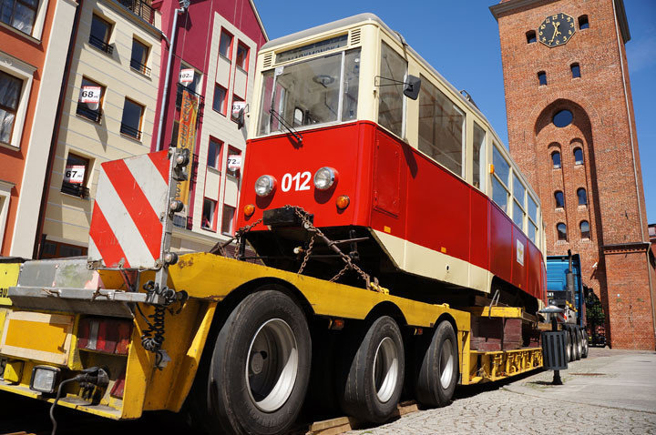 Elbląg, Czerwony wagon typu 5N wróci na Stary Rynek 27 czerwca Elbląg, Czerwony wagon typu 5N wróci na Stary Rynek 27 czerwca