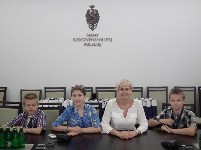 Elbląg, Uczniowie z SP 19 w Sejmie i Senacie Elbląg, Uczniowie z SP 19 w Sejmie i Senacie