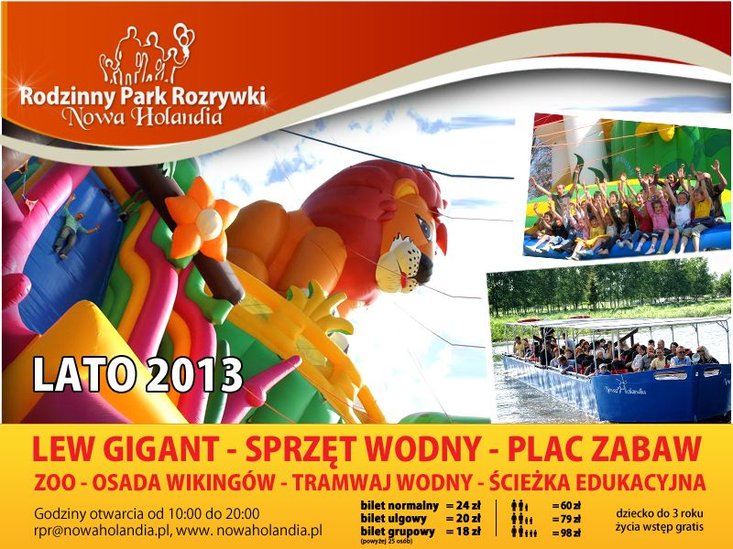 Lato 2013 w Rodzinnym Parku Rozrywki Lato 2013 w Rodzinnym Parku Rozrywki