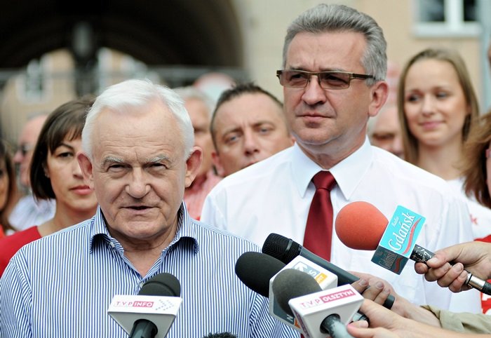 Elbląg, Leszek Miller i Janusz Nowak Elbląg, Leszek Miller i Janusz Nowak
