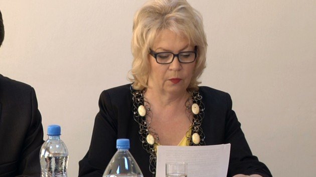Elbląg, Po 11 latach sprawowania władzy burmistrz Fromborka odeszła na emeryturę (kadr z mat. filmowego) Elbląg, Po 11 latach sprawowania władzy burmistrz Fromborka odeszła na emeryturę (kadr z mat. filmowego)