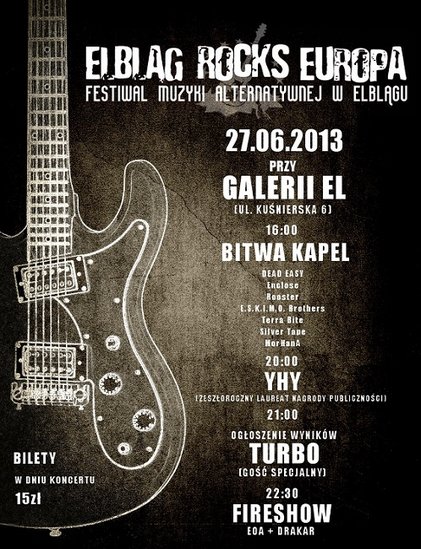 Elbląg, Elbląg Rocks Europa już dziś Elbląg, Elbląg Rocks Europa już dziś