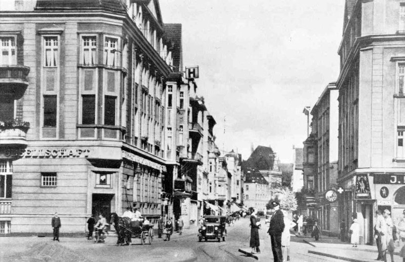 Elbląg, Ul. 1 Maja (Innerer Mühlendamm) Elbląg, Ul. 1 Maja (Innerer Mühlendamm)