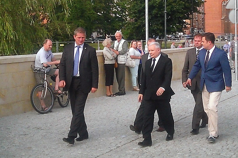Elbląg, Jarosław Kaczyński drugi dzień z rzędu w Elblągu Elbląg, Jarosław Kaczyński drugi dzień z rzędu w Elblągu