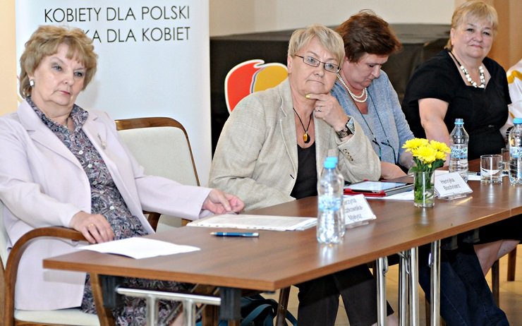 Elbląg, Od lewej: Katarzyna Duczkowska-Małysz, Henryka Bochniarz, Magdalena Środa, Elżbieta Gelert