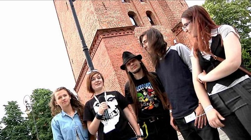 Elbląg, Kadr z materiału filmowego Grupa Drakar z Braniewa - tańczący z ogniem, Elbląg, Kadr z materiału filmowego Grupa Drakar z Braniewa - tańczący z ogniem,