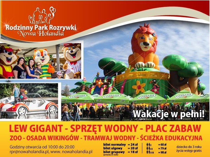 W ten weekend wybierz się do Rodzinnego Parku Rozrywki W ten weekend wybierz się do Rodzinnego Parku Rozrywki
