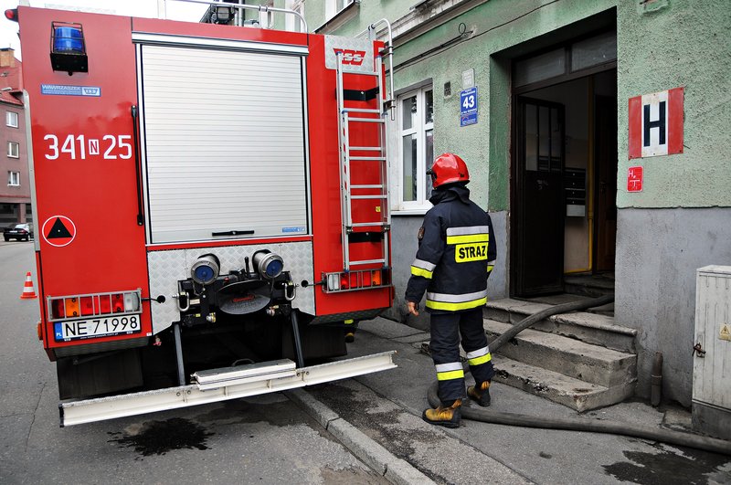 Elbląg, Zalania piwnic wystąpiły m.in w budynkach przy ul. Kosynierów Gdyńskich