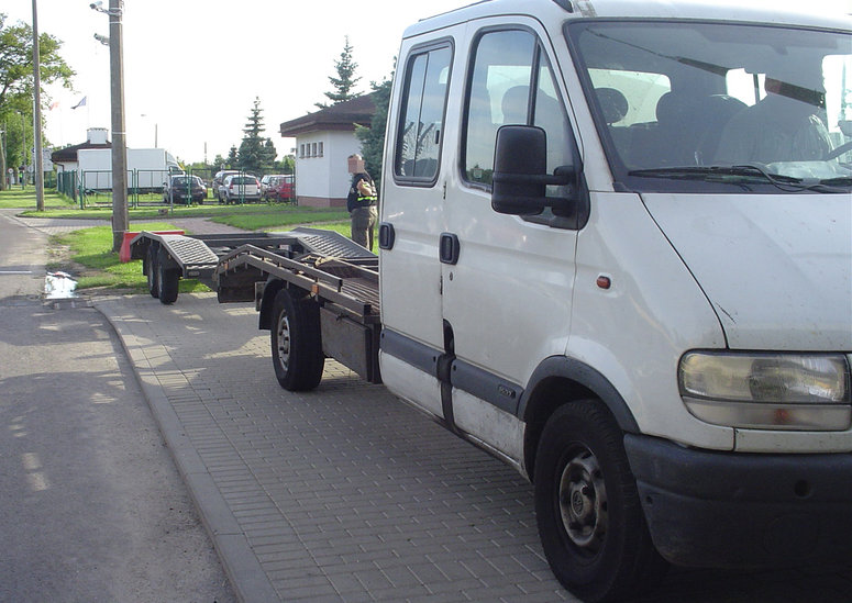 Elbląg, Rosjanin chciał wyjechać z Polski lawetą, którą kilka godzin wcześniej potracono motorowerzystę