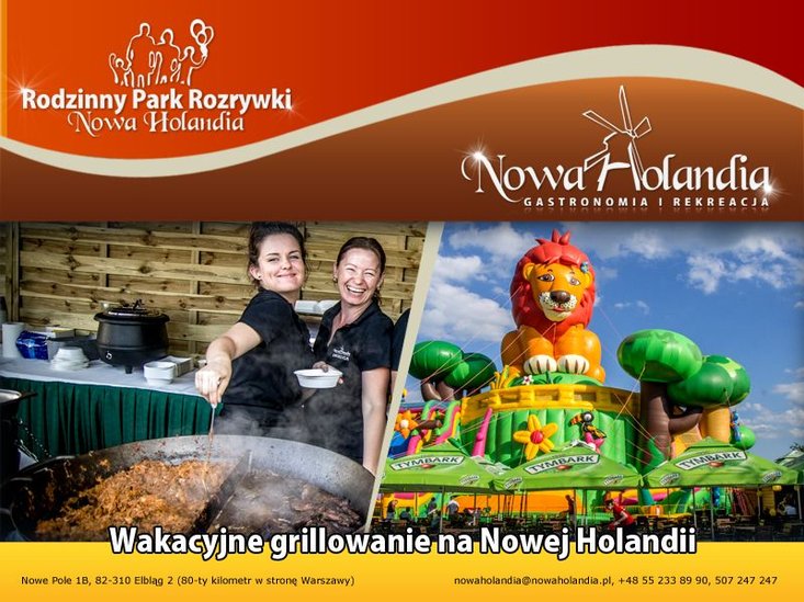 Wakacyjne grillowanie na Nowej Holandii