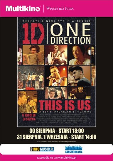 Elbląg, Dwa weekendy z One Direction w Multikinie! Elbląg, Dwa weekendy z One Direction w Multikinie!