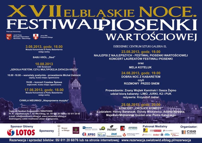 Elbląg, Elbląskie Noce Elbląg, Elbląskie Noce