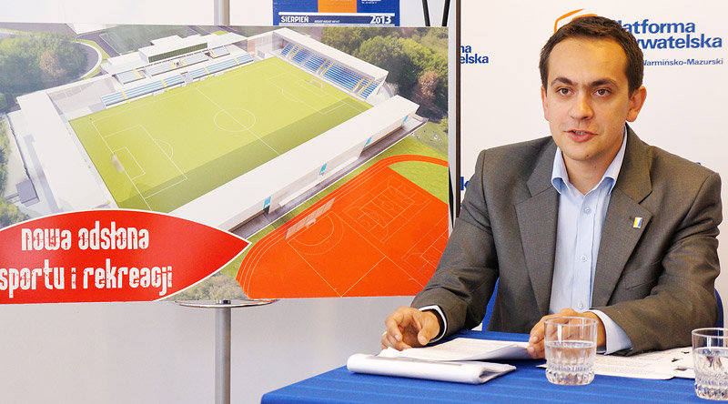 Elbląg, Robert Turlej (PO) o budowie stadionu: - Tę inwestycję trzeba zrealizować Elbląg, Robert Turlej (PO) o budowie stadionu: - Tę inwestycję trzeba zrealizować