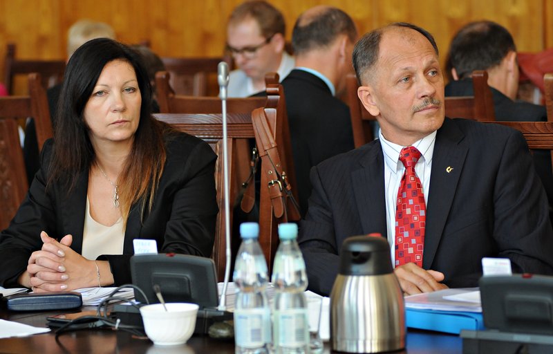 Elbląg, Ślubowanie radnego złożyli Joanna Grykiel-Figielska i Zenon Lecyk Elbląg, Ślubowanie radnego złożyli Joanna Grykiel-Figielska i Zenon Lecyk