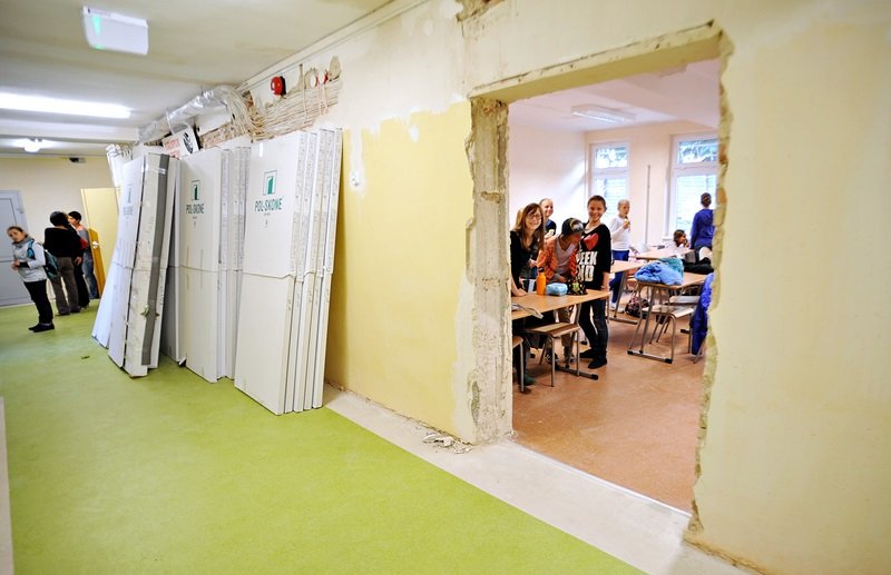 Elbląg, Jak mówi dyrektor Korpacki obecnie szkoła nie wygląda imponująco, ale z każdym dniem będzie lepiej Elbląg, Jak mówi dyrektor Korpacki obecnie szkoła nie wygląda imponująco, ale z każdym dniem będzie lepiej
