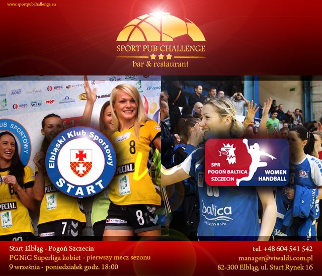 Mecz Startu Elbląg oglądamy w Sport Pub Challenge