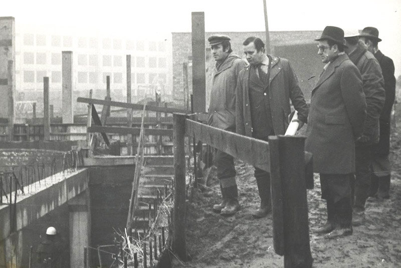 Elbląg, Prace budowlane ruszyły w roku 1974