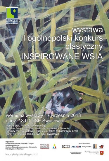 II Ogólnopolski Konkurs Plastyczny "Inspirowane wsią" II Ogólnopolski Konkurs Plastyczny "Inspirowane wsią"
