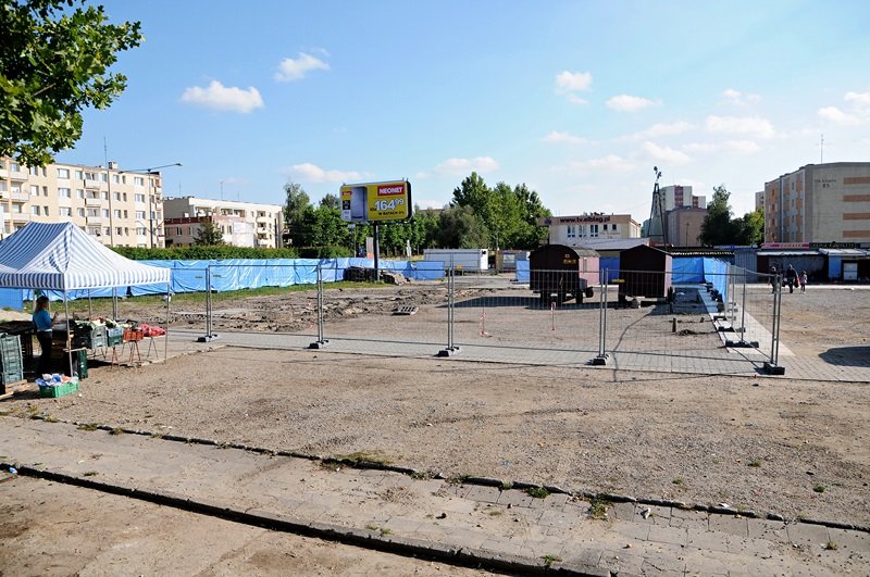 Elbląg, Przy targowisku miejskim powstaje parking Elbląg, Przy targowisku miejskim powstaje parking